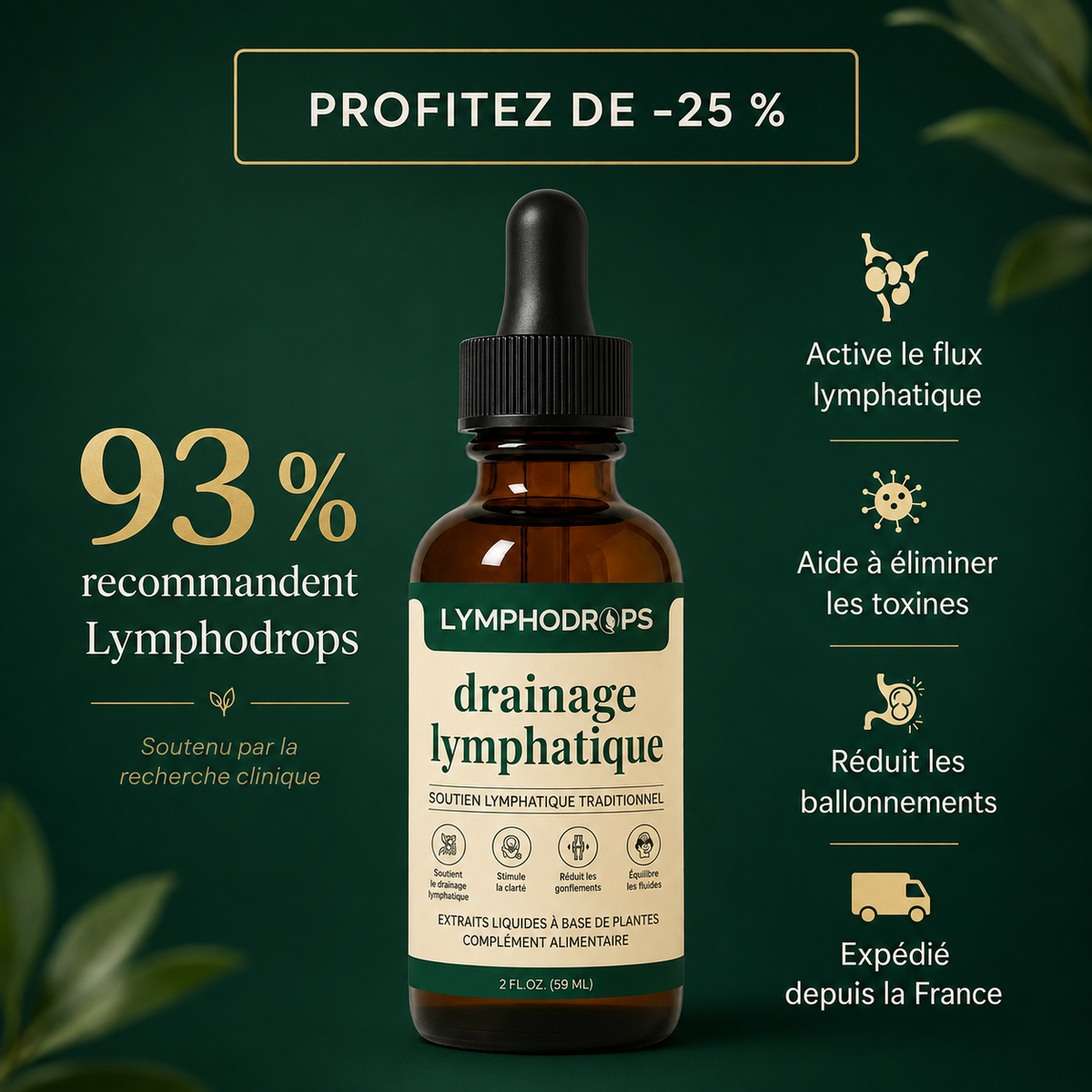 Gouttes de bien-être Lymphodrops